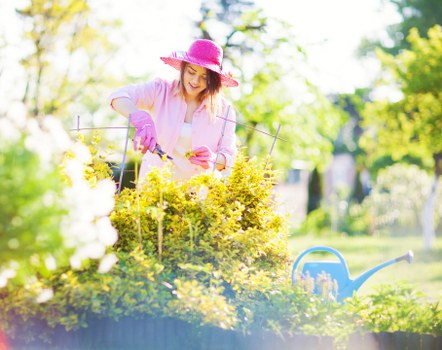 Professional landscapers at work in Chelsea